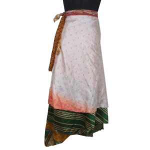 Vintage Silk Magic Wrap Skirt SW2303