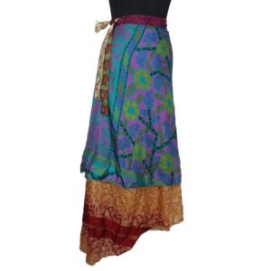 Vintage Silk Magic Wrap Skirt SW2304
