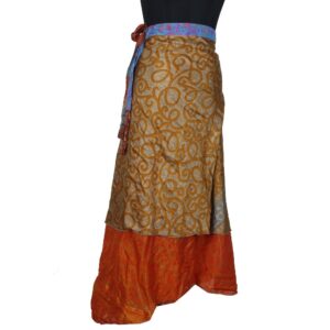 Vintage Silk Magic Wrap Skirt SW2305