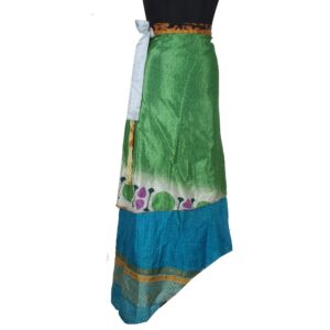 Vintage Silk Magic Wrap Skirt SW2308