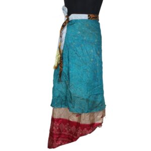 Vintage Silk Magic Wrap Skirt SW2313
