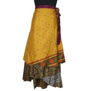 Vintage Silk Magic Wrap Skirt SW2317