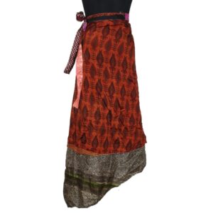 Vintage Silk Magic Wrap Skirt SW2318