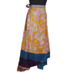 Vintage Silk Magic Wrap Skirt SW2323