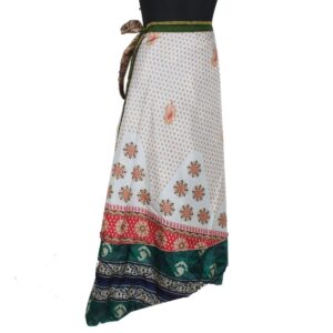 Vintage Silk Magic Wrap Skirt SW2330