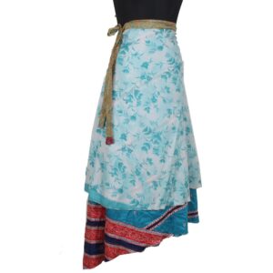 Vintage Silk Magic Wrap Skirt SW2332