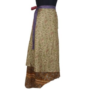 Vintage Silk Magic Wrap Skirt SW2333