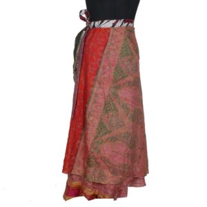 Vintage Silk Magic Wrap Skirt SW2339