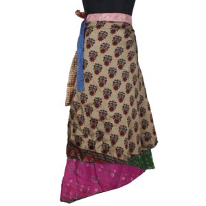 Vintage Silk Magic Wrap Skirt SW2341