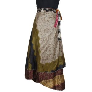 Vintage Silk Magic Wrap Skirt SW2346