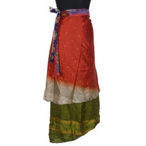 Vintage Silk Magic Wrap Skirt SW2347