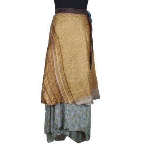Vintage Silk Magic Wrap Skirt SW2350