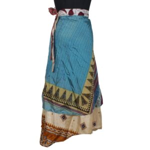 Vintage Silk Magic Wrap Skirt SW2353