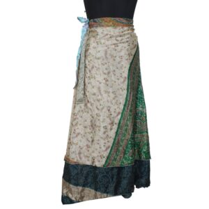 Vintage Silk Magic Wrap Skirt SW2356