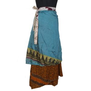 Vintage Silk Magic Wrap Skirt SW2357