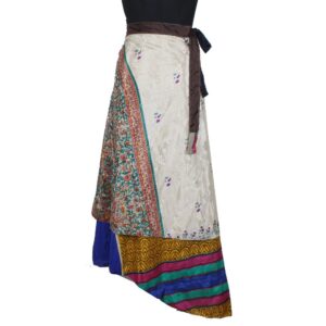 Vintage Silk Magic Wrap Skirt SW2358