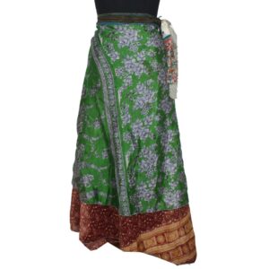 Vintage Silk Magic Wrap Skirt SW2359