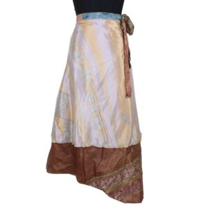 Vintage Silk Magic Wrap Skirt SW2362