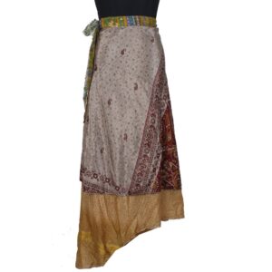Vintage Silk Magic Wrap Skirt SW2368