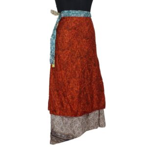 Vintage Silk Magic Wrap Skirt SW2371
