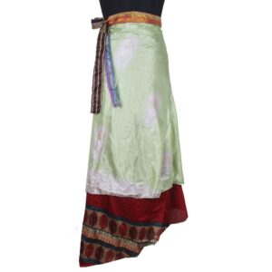 Vintage Silk Magic Wrap Skirt SW2375