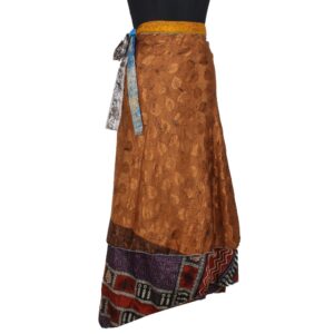 Vintage Silk Magic Wrap Skirt SW2376