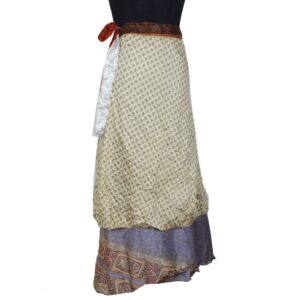 Vintage Silk Magic Wrap Skirt SW2378