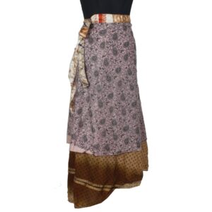 Vintage Silk Magic Wrap Skirt SW2381