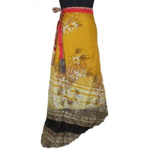 Vintage Silk Magic Wrap Skirt SW2384