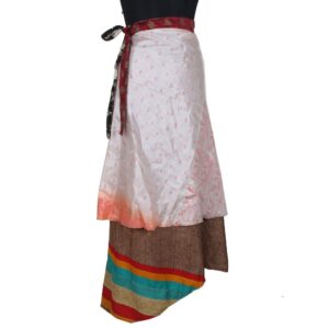 Vintage Silk Magic Wrap Skirt SW2388