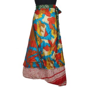 Vintage Silk Magic Wrap Skirt SW2391