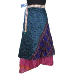Vintage Silk Magic Wrap Skirt SW2396