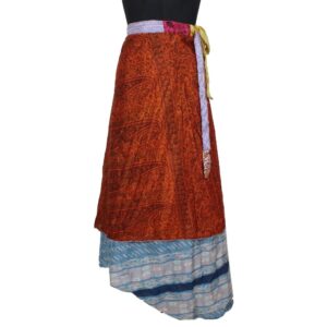 Vintage Silk Magic Wrap Skirt SW2398