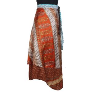 Vintage Silk Magic Wrap Skirt SW2403