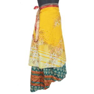 Vintage Silk Magic Wrap Skirt SW2409