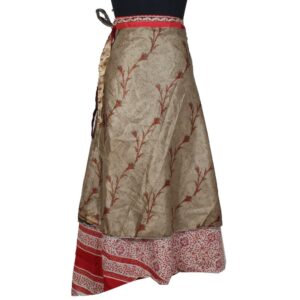 Vintage Silk Magic Wrap Skirt SW2411