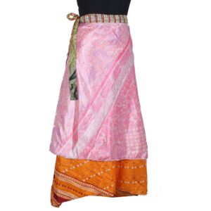 Vintage Silk Magic Wrap Skirt SW2413
