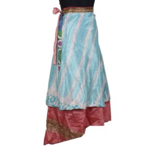 Vintage Silk Magic Wrap Skirt SW2414