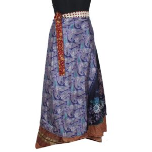 Vintage Silk Magic Wrap Skirt SW2417