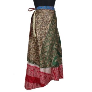 Vintage Silk Magic Wrap Skirt SW2419