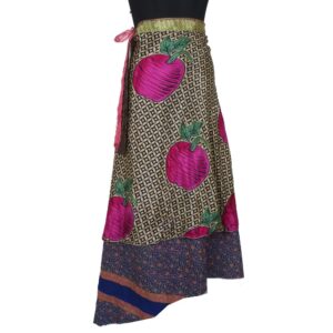 Vintage Silk Magic Wrap Skirt SW2420