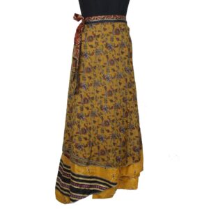 Vintage Silk Magic Wrap Skirt SW2423