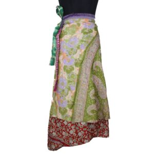 Vintage Silk Magic Wrap Skirt SW2425