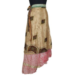 Vintage Silk Magic Wrap Skirt SW2427