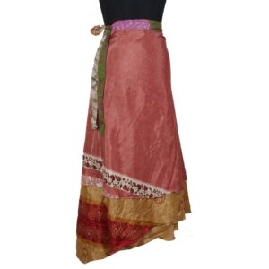 Vintage Silk Magic Wrap Skirt SW2433