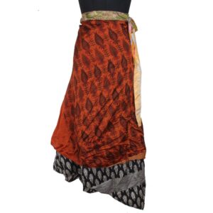 Vintage Silk Magic Wrap Skirt SW2442
