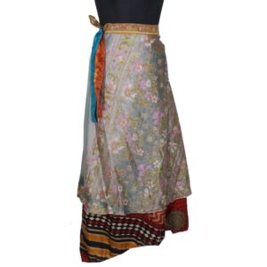 Vintage Silk Magic Wrap Skirt SW2450