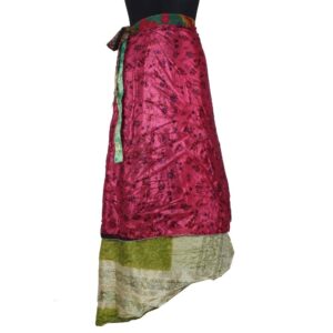Vintage Silk Magic Wrap Skirt SW2458