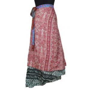 Vintage Silk Magic Wrap Skirt SW2473
