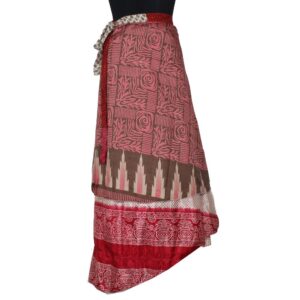 Vintage Silk Magic Wrap Skirt SW2476